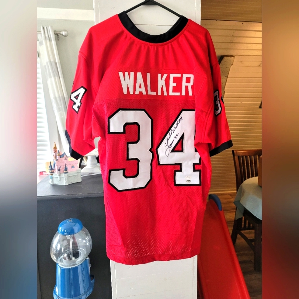 Herschel Walker Autographed Jersey